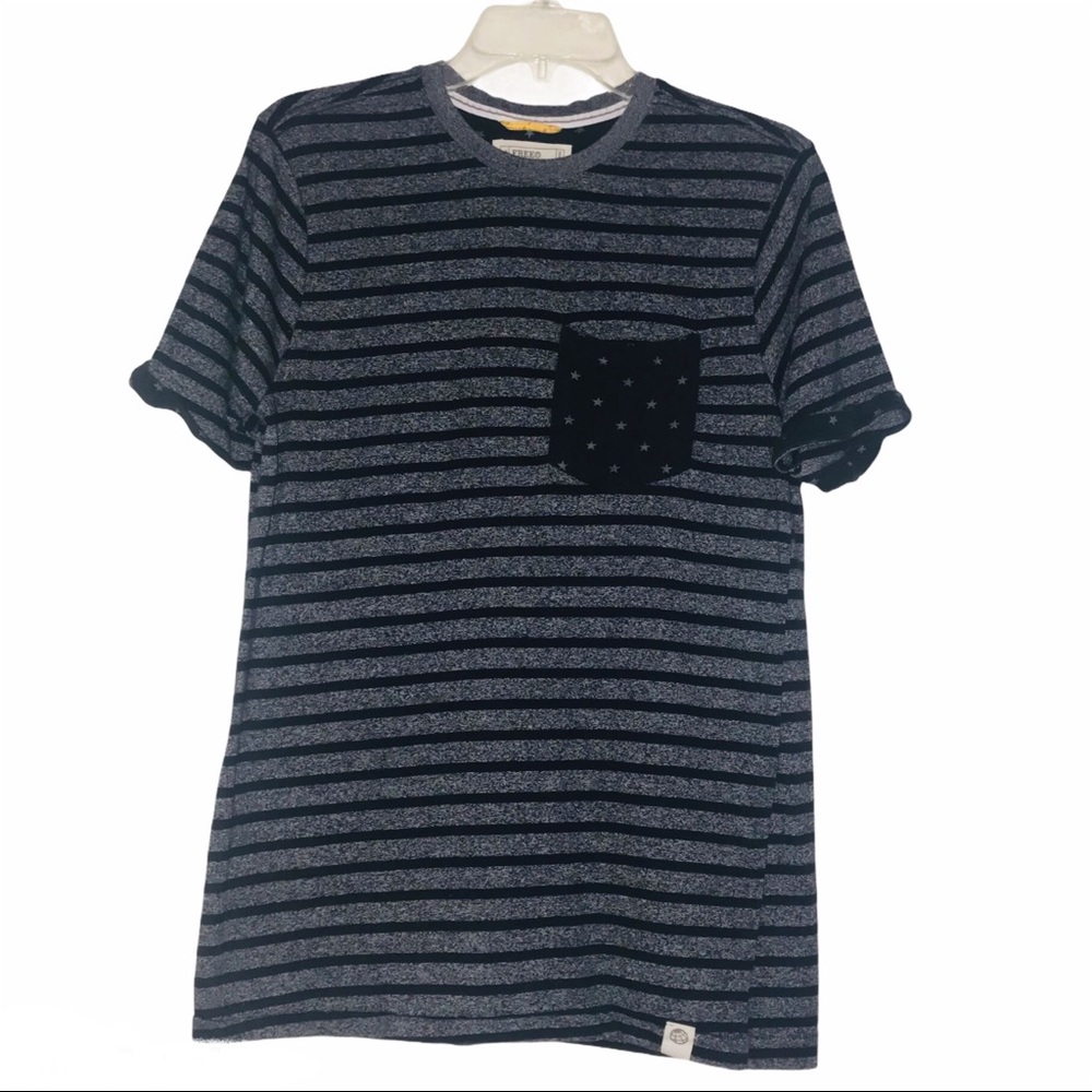 Free Planet Striped Tee Size Small